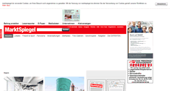 Desktop Screenshot of marktspiegel.de